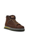 Brown Nubuck Genuine Leather Mens Boots 1361654-24K M