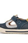 Navy Blue-Mustard Boys Casual Shoes 2234 C