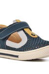 Navy Blue-Mustard Boys Casual Shoes 2234 C