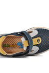 Navy Blue-Mustard Boys Casual Shoes 2234 C