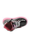 Black Pink Zippered Girls Boots Sirius P