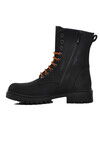 Black Nubuck Genuine Leather Womens Boots 90006-9