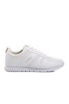 White Laced Lightweight Flexible Mens Sneakers Elraen M