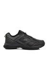 Black Lace-Up Lightweight Flexible Mens Sneakers Gima M