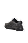 Black Lace-Up Lightweight Flexible Mens Sneakers Gima M