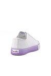 White-Lilac Womens Sneakers BN-30176 G