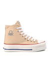 Beige Womens Sneakers Bn-30939 G