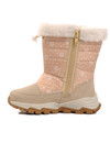 Beige Fleece Inside Girls Boots Sidney P