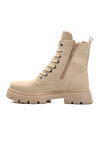 Beige Fur-lined Womens Boots FO222 G