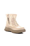 Beige Fur-lined Womens Boots K108906 Z