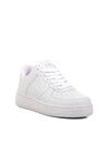 White Lace-Up Unisex Sneakers 042 G
