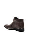 Brown Genuine Leather Mens Boots 02356 M