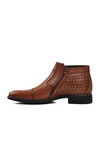 Tan Genuine Leather Mens Boots 02356 M