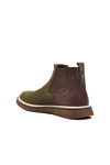 Khaki Suede Genuine Leather Mens Chelsea Boots 684016 M