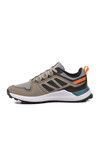 Grey-Orange Textile Womens Sneakers Nadal 101 22308 G