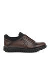 Brown Genuine Leather Mens Casual Shoes 108 M