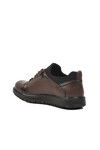 Brown Genuine Leather Mens Casual Shoes 108 M