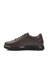Brown Orthopedic Gel Sole Genuine Leather Mens Casual Shoes 820 M