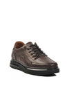 Brown Orthopedic Gel Sole Genuine Leather Mens Casual Shoes 820 M