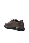 Brown Orthopedic Gel Sole Genuine Leather Mens Casual Shoes 820 M