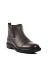 Brown Floater Genuine Leather Mens Boots 07086 M