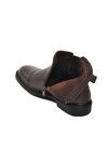 Brown Floater Genuine Leather Mens Boots 07086 M