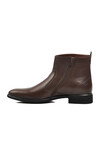 Brown Genuine Leather Mens Boots 00705 M