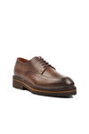 Brown Genuine Leather Mens Classic Shoes Premium 2873 M