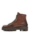 Brown Genuine Leather Mens Boots Premium 40010 M