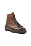 Brown Genuine Leather Mens Boots Premium 40010 M