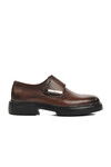 Brown Genuine Leather Mens Casual Shoes Premium 137 M