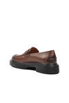 Brown Patent Leather Genuine Leather Mens Loafer Shoes Premium 1018 M