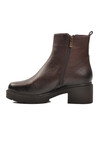 Brown Genuine Leather Womens Boots 2454601K Z