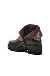 Brown Genuine Leather Womens Boots 2454601K Z