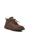 Brown Nubuck Genuine Leather Mens Boots 240015 M