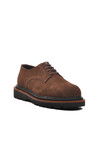 Brown Nubuck Genuine Leather Mens Classic Shoes Premium 2130 M