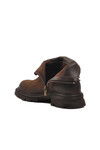 Brown Nubuck Genuine Leather Womens Boots 24410050K Z