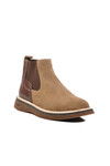 Sand Suede Genuine Leather Mens Chelsea Boots 684016 M