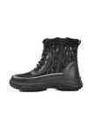 Black Fur Lined Womens Boots K108906 Z