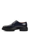 Navy Blue Pale Genuine Leather Mens Classic Shoes Premium 160 M