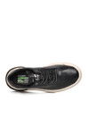 Black-White Genuine Leather Mens Sneaker 152-19197 M