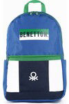 Blue-White Unisex Backpack 04275