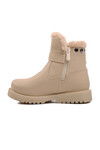 Beige Non-Slip Sole Furry Girls Boots 24064 P