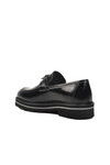 Black Genuine Leather Mens Loafer Shoes Premium 2871 M