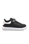 Black-White Unisex Kids Sports Shoes 150 F