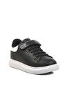 Black-White Unisex Kids Sports Shoes 150 F