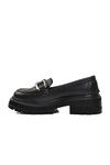 Black Skin Womens Casual Shoes 572381 Z