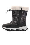 Black Polar Fleece Girls Boots Sidney P