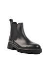 Black Genuine Leather Mens Chelsea Boots Premium 1158 M