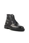 Black Genuine Leather Mens Boots Premium 1245 M